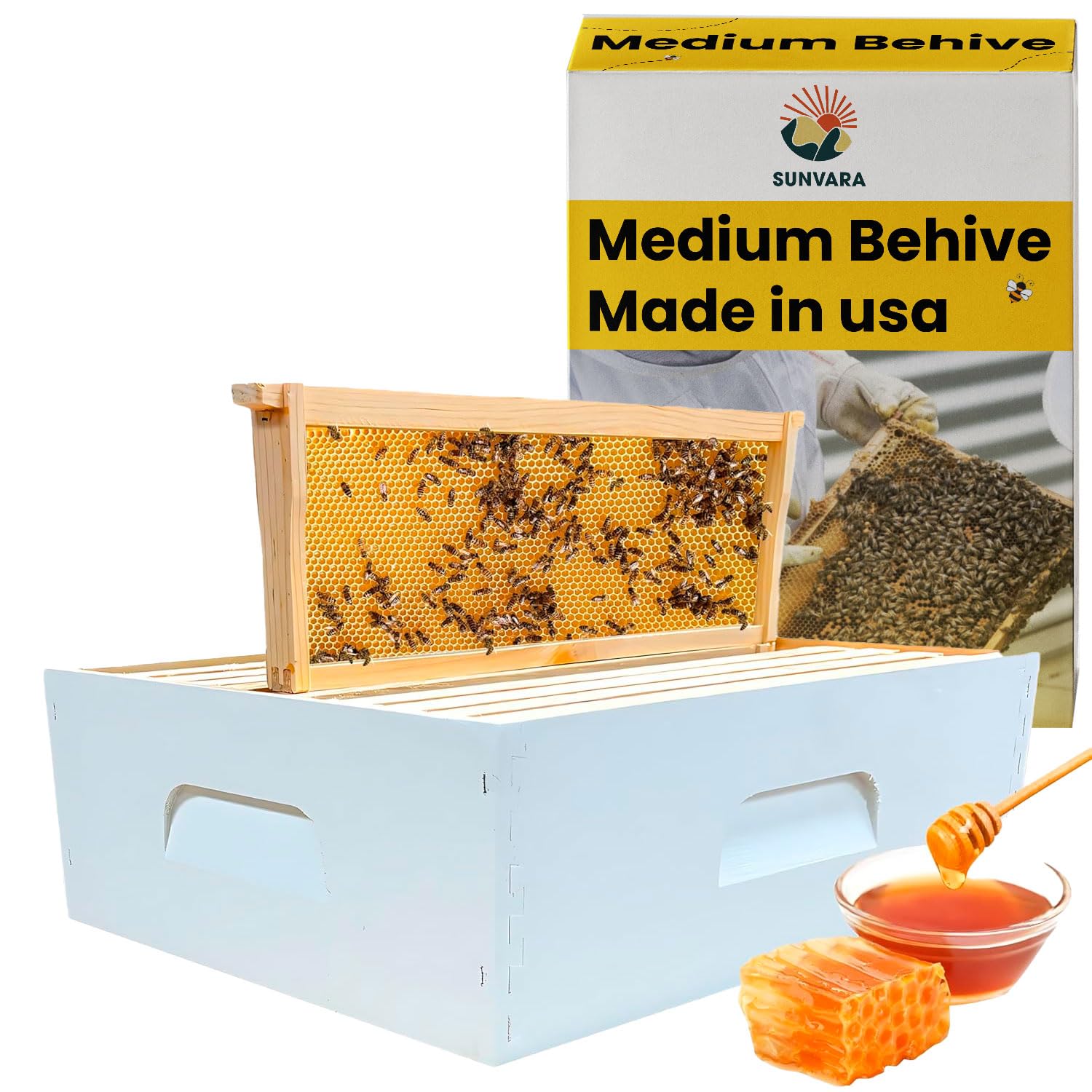 10 Frame Assamble Medium Beehive Box