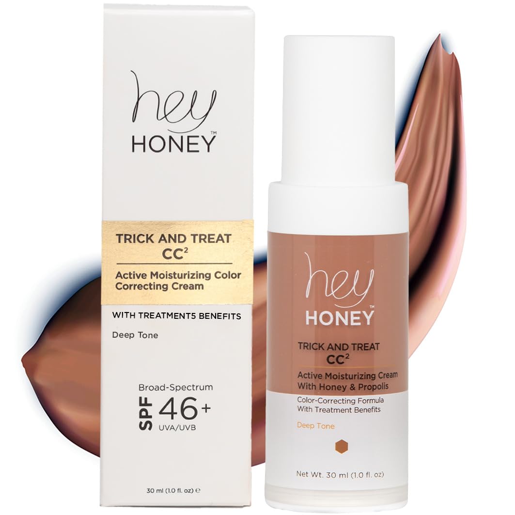 Honey Trick and Treat CC Cream SPF 46 | Active Moisturizing Color Correcting Cream with Honey & Propolis