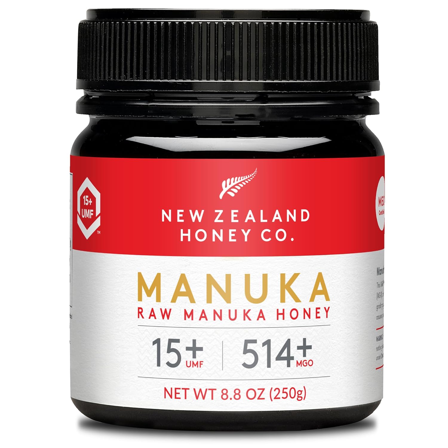 Raw Manuka Honey<br>15+ UMF / MGO 514+